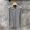 ZT60711 Miumi * 25Ss Spring/Summer New Micro Label Simple Style Slimming Knitted Cardigan | Dev gi40aft8