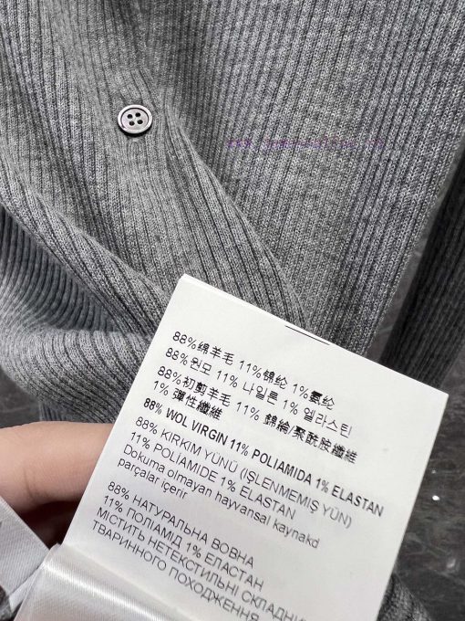 ZT60711 Miumi * 25Ss Spring/Summer New Micro Label Simple Style Slimming Knitted Cardigan | Dev gi40aft8 - Image 10