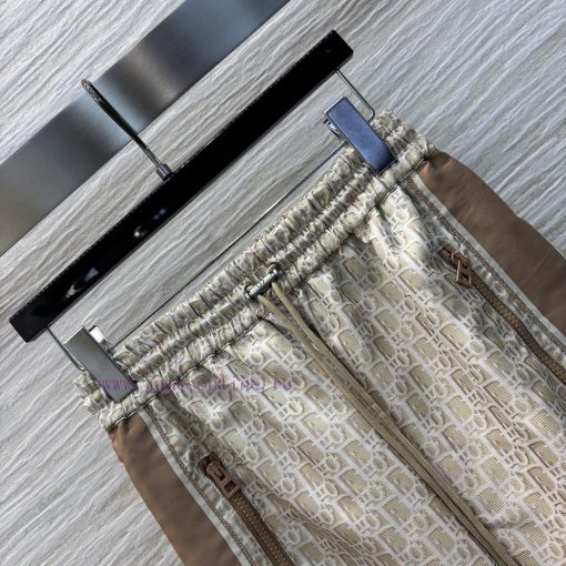 CK76628 Dior 25 Early Spring Classic Letter Jacquard Logo Letter Ribbon Splicing Straight Leg W emj05m5o - Image 6