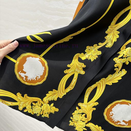 AC76725 Versace Goddess Venus 25s Spring/Summer Color Positioning Printed Silk Straight Leg Pan 5j0libok - Image 8