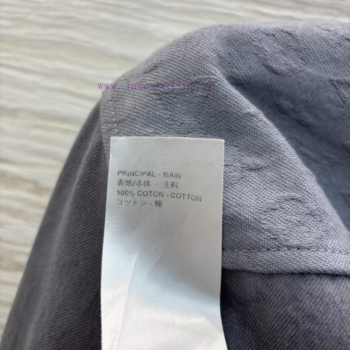 CW76895 Louis Vuitton 25 Early Spring New Collection Gray Washed Denim Series Lapel Short Shirt uvh331um - Image 10
