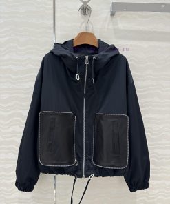 High End AW76153 BV Knitting Technology Retro Modern Fashion Essence Necessary Dash Windbreaker u2pd24bx