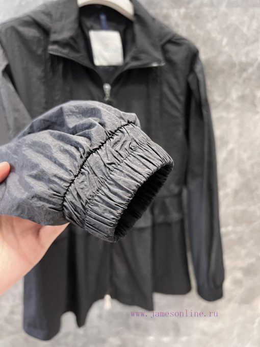 ZW60900 Moncl * 25Ss Spring/Summer New Lightweight Nylon Hoodie | The Sleeves Are Designed With 4dwbpof8 - Image 9
