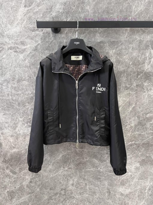 ZT61005 Fendi 25Ss Spring/Summer New Hooded Charge Coat+Shorts Set | Made Of Imported Recycled 5jb1jwbj - Image 3