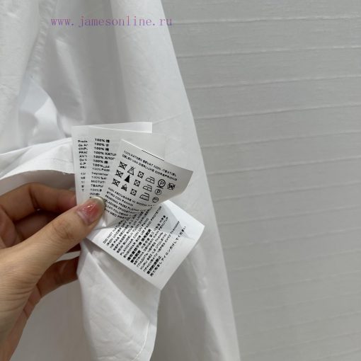 BC77356 Miu Miu Girls' Dressing: Intellectuals Minimalist Style Short Shirt Customization Pure 2rtchrm6 - Image 9