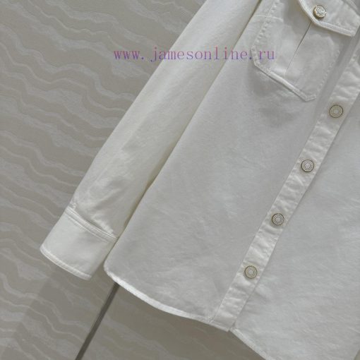 ️️️️ AC77363 Zm Vacation New Product Xu Mengjie's Same Denim Thin Shirt ️️️️️️️️️️️️️️️️️️️️️️️ 4dgudeiy - Image 7