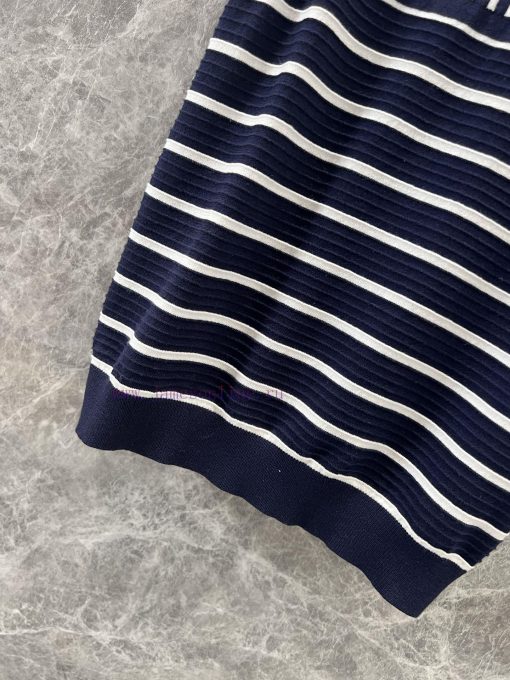 ZT61056 Dior 25Ss Spring/Summer New Letter Jacquard Stripe Knitted Tank Top | Produced Knitted uft9fr9t - Image 7