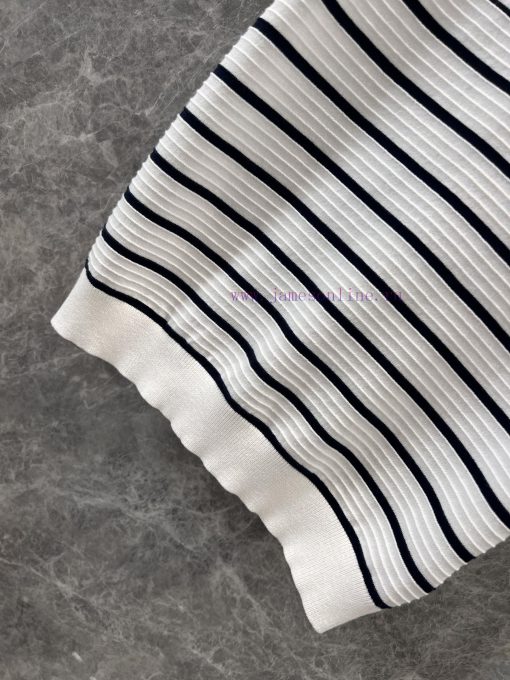 ZT61056 Dior 25Ss Spring/Summer New Letter Jacquard Stripe Knitted Tank Top | Produced Knitted 4tcrb5uh - Image 7