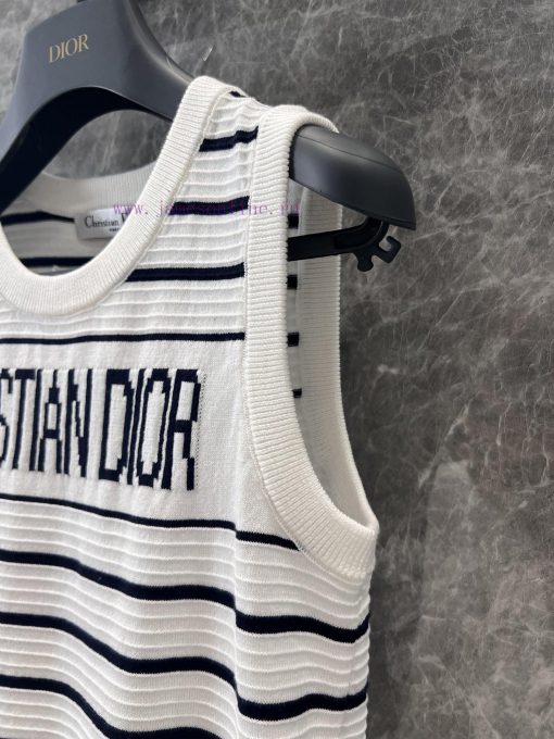 ZT61056 Dior 25Ss Spring/Summer New Letter Jacquard Stripe Knitted Tank Top | Produced Knitted 4tcrb5uh - Image 8