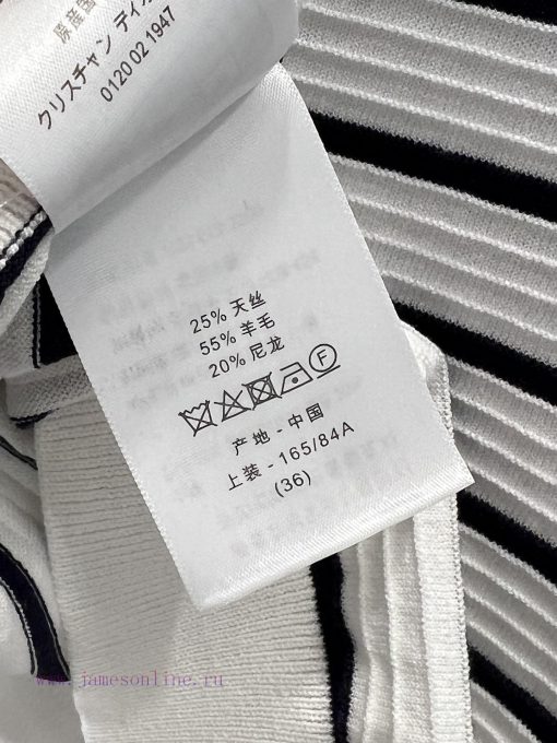 ZT61056 Dior 25Ss Spring/Summer New Letter Jacquard Stripe Knitted Tank Top | Produced Knitted 4tcrb5uh - Image 10