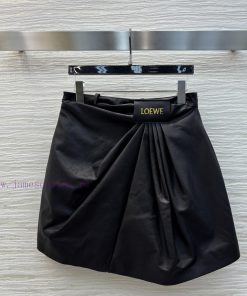 CB77368 Loewe 25 Early Spring New Collection Logo Leather Label Decorative Wrinkled Sheepskin H h4owpy01