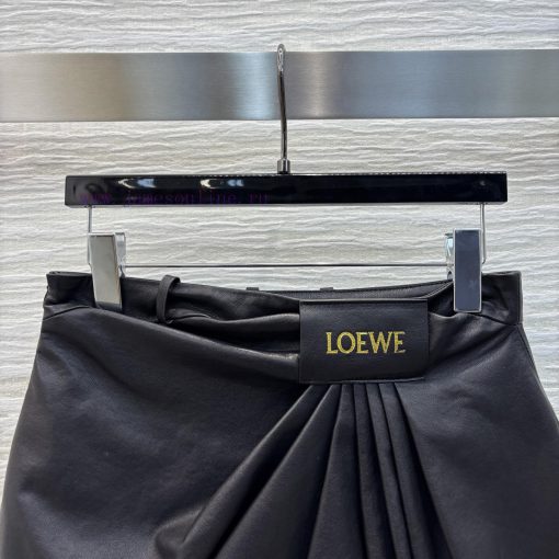 CB77368 Loewe 25 Early Spring New Collection Logo Leather Label Decorative Wrinkled Sheepskin H h4owpy01 - Image 3
