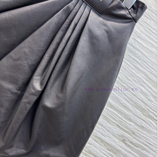 CB77368 Loewe 25 Early Spring New Collection Logo Leather Label Decorative Wrinkled Sheepskin H h4owpy01 - Image 9