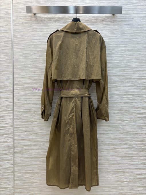 CW77369 YSL 25 Spring/Summer Double Breasted Long Classic Loose Windproof Coat. A Must-have Sun 4o8hznyc - Image 9