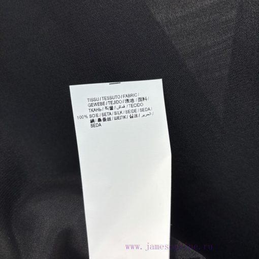 CC77371 YSL 25 Summer New Collection V-neck Long Sleeve Shirt With Customized Buckle Design Sim fxklkpyw - Image 10