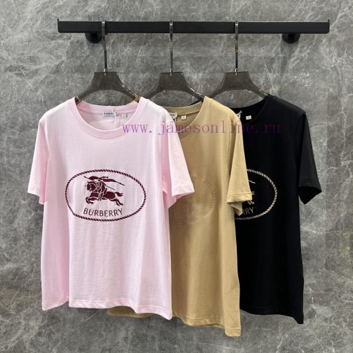 ZT61059 Burberry 25Ss Spring/Summer New Knight Warrior Embroidered Round Neck Short Sleeve T-sh wqtgvc3y - Image 10