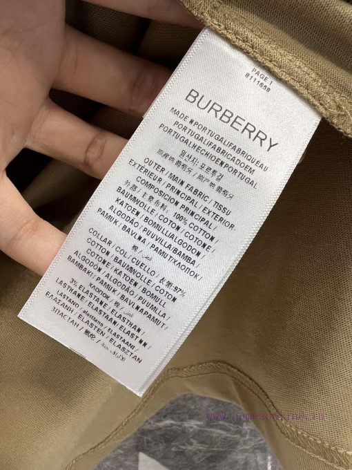 ZT61059 Burberry 25Ss Spring/Summer New Knight Warrior Embroidered Round Neck Short Sleeve T-sh 15yebbud - Image 10