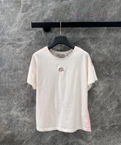 ZT61061 Dior 25Ss Spring/Summer New Letter Embroidered Round Neck Flying Sleeve T-shirt | Made theuxe0u