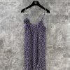 ZL61066 Chanel 25Ss Summer New Vacation Flower Strap Dress | YB Developed High Custom Silk Tran eslcb3n8