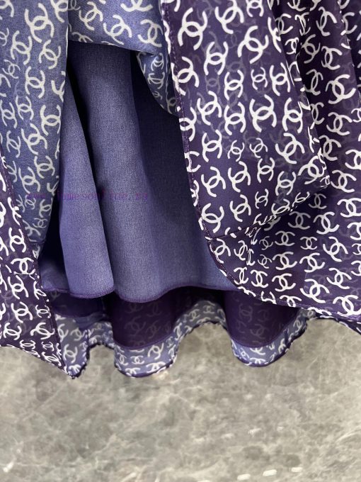 ZL61066 Chanel 25Ss Summer New Vacation Flower Strap Dress | YB Developed High Custom Silk Tran eslcb3n8 - Image 8