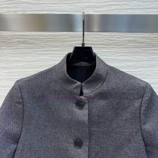CW77505 Dior 25 Early Spring New Logo Ribbon Decoration Collar Short Sleeved Suit Jacket With R izevlrmv - Image 3