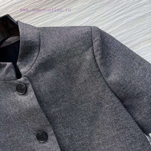 CW77505 Dior 25 Early Spring New Logo Ribbon Decoration Collar Short Sleeved Suit Jacket With R izevlrmv - Image 6