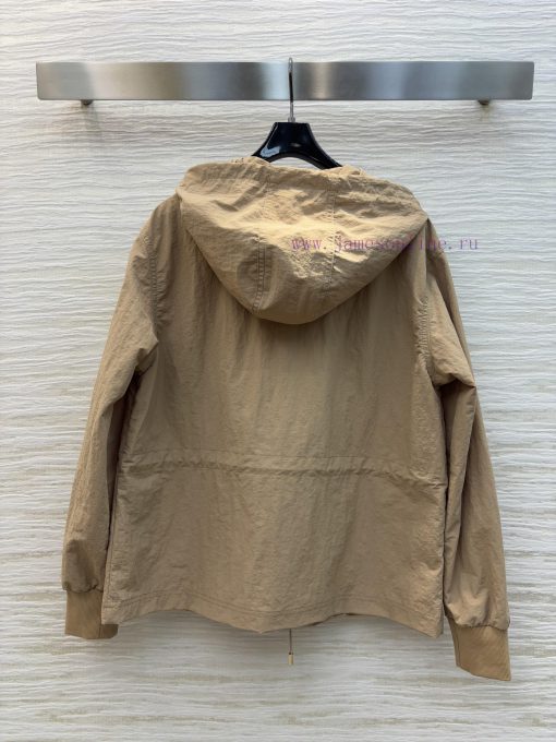 CW77509 Louis Vuitton 25 Spring/Summer Khaki Flying Hoodie Drawstring Waist Casual Jacket Hoode pgrot08f - Image 9