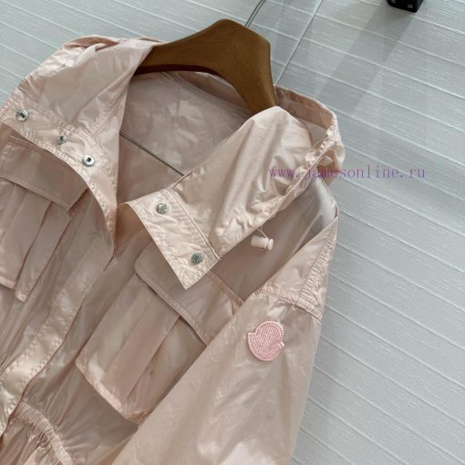 BW77512 Moncler 25 Spring/Summer New Product Sunscreen Hoodie With Waist Short Coat Rubber Stre nmyahqug - Image 5