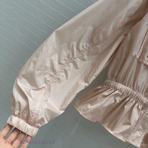 BW77512 Moncler 25 Spring/Summer New Product Sunscreen Hoodie With Waist Short Coat Rubber Stre nmyahqug - Image 6