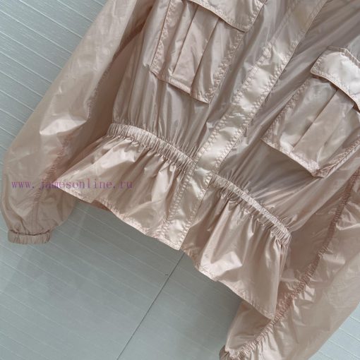 BW77512 Moncler 25 Spring/Summer New Product Sunscreen Hoodie With Waist Short Coat Rubber Stre nmyahqug - Image 7