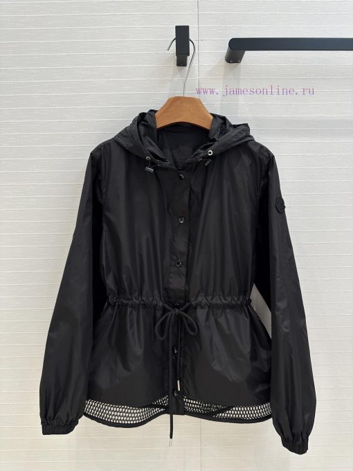 BW77513 Moncler 25 Spring/Summer New Product Bottom Hollow Splicing Hoodie Lightweight Jacket D q20uo6zd - Image 2