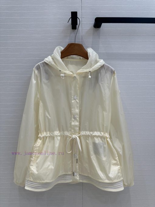 BW77513 Moncler 25 Spring/Summer New Product Bottom Hollow Splicing Hoodie Lightweight Jacket D nhh1byyo - Image 2