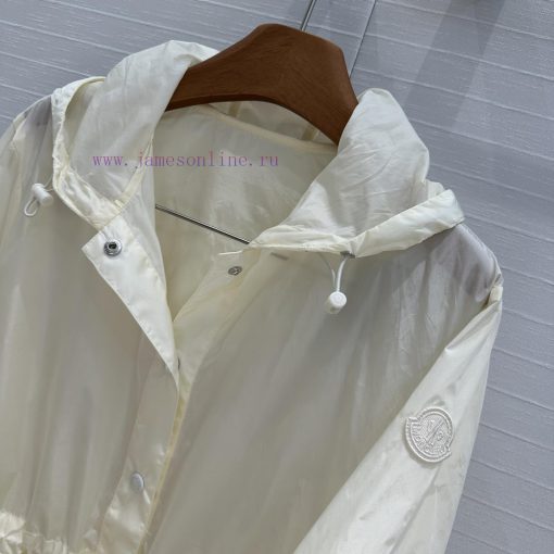 BW77513 Moncler 25 Spring/Summer New Product Bottom Hollow Splicing Hoodie Lightweight Jacket D nhh1byyo - Image 5