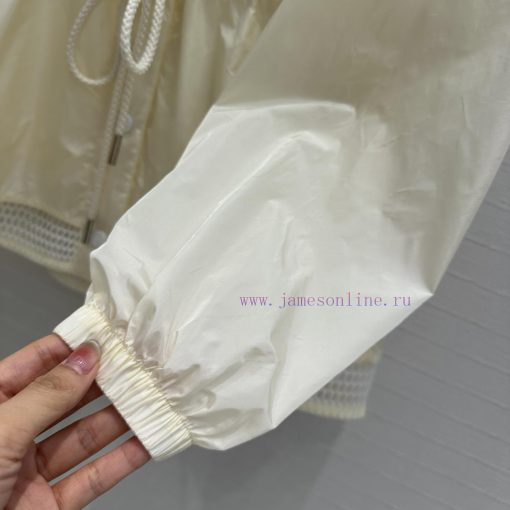 BW77513 Moncler 25 Spring/Summer New Product Bottom Hollow Splicing Hoodie Lightweight Jacket D nhh1byyo - Image 7