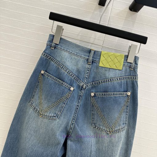 Strongly Recommend BK77515 B V New Product High Waisted Original Mud Washed Denim Jeans With Wi i57yyq2b - Image 10