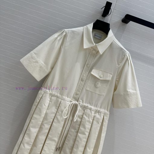 Strongly Recommend BL77516 Moncler 25 Spring/summer New Pleated Short Sleeved Lining Dress Temp hz5qqaga - Image 3