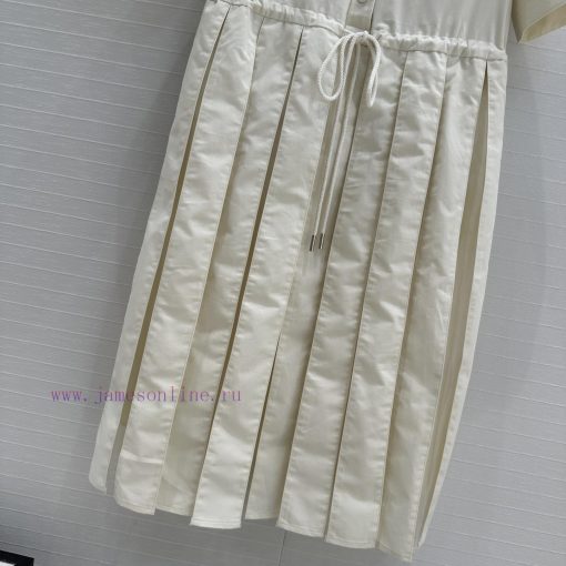 Strongly Recommend BL77516 Moncler 25 Spring/summer New Pleated Short Sleeved Lining Dress Temp hz5qqaga - Image 7