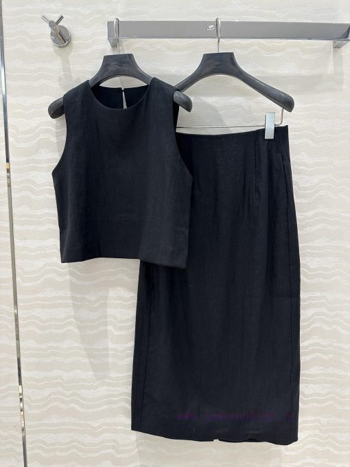 AT77518 Row Style Long Termism High Intelligence Dressing Artistic Girl Style Minimalist Linen rxcw0nqg
