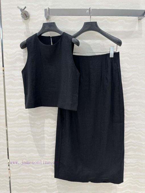 AT77518 Row Style Long Termism High Intelligence Dressing Artistic Girl Style Minimalist Linen rxcw0nqg - Image 2