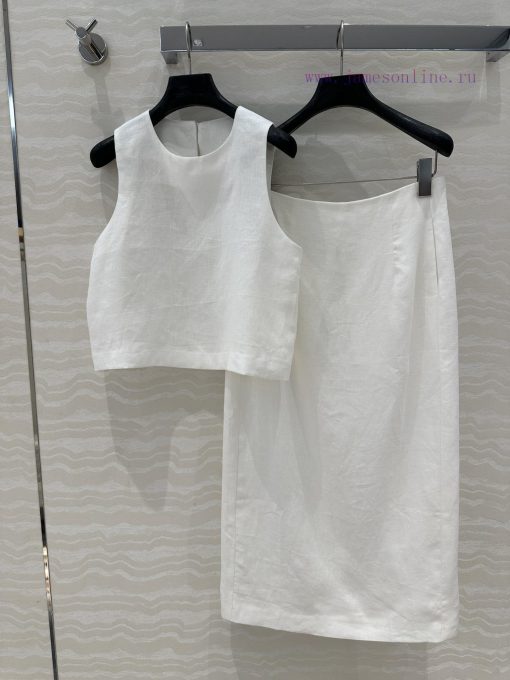 AT77518 Row Style Long Termism High Intelligence Dressing Artistic Girl Style Minimalist Linen rtc767y7 - Image 2