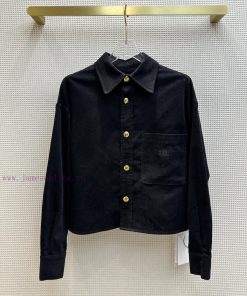 CW65030 CE 24 Early Spring New Collection Collar Corduroy Short Jacket With Straighty H-shaped 3ph5xukh