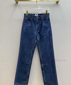 CK65288 Embroidered Jeans With High Appearance Dior24 In Early Spring The Two Sides Of The Trou edfpxg17