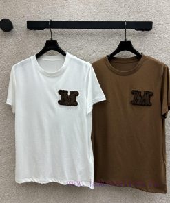 24 New Product CT68333 M-letter Short Sleeved T-shirt Simple And Versatile A Must-have For Basi pavsyjpd