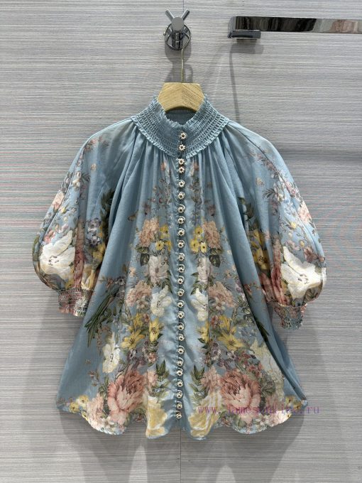 Imported Silk And Linen Lightweight And BreathableFull Positioning Printing Handmade Buckle Imp yfpalcql - Image 8
