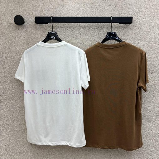 24 New Product CT68333 M-letter Short Sleeved T-shirt Simple And Versatile A Must-have For Basi pavsyjpd - Image 9
