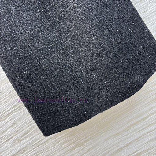 CL72357 Socialite Style Coarse Woolen Sleeveless Vest Dress From The Super Easy To Wear Black G afn4l3e7 - Image 8