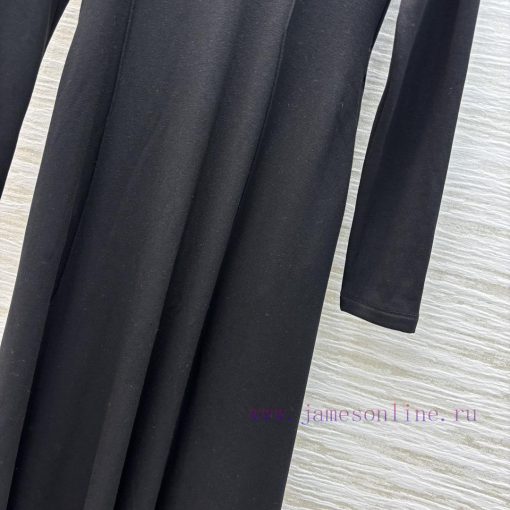 Autumn And Winter Essential CL72358 V-Buckle Decorative Knitted Cotton Bottom Dress Super Beaut bj0uh0g4 - Image 7