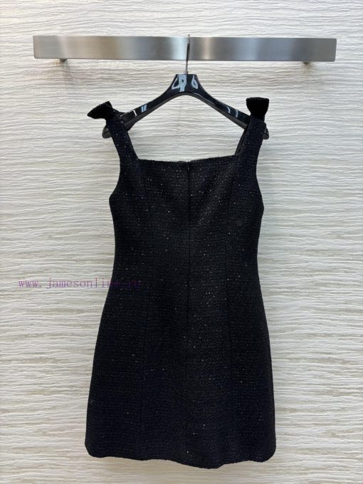 CL72357 Socialite Style Coarse Woolen Sleeveless Vest Dress From The Super Easy To Wear Black G afn4l3e7 - Image 9