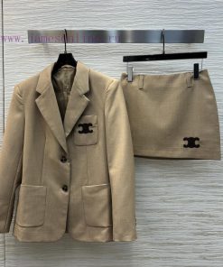 24 Autumn CT72359 CE Letter Decoration Suit Set Instantly Fall In Love Look Very White Wide Sui t89qh91e