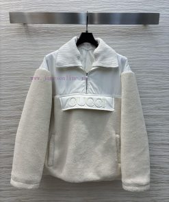CW72363 G 24 Autumn/Winter New Collection Half Zipper Particle Fleece Coat For Cooling Super Ho f92gjxfe